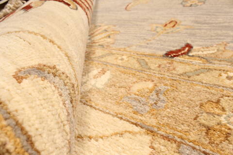Ziegler Beige Hand Knotted 130 X 203  Area Rug 250-28810 Image 3