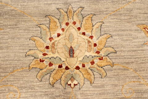 Ziegler Beige Hand Knotted 130 X 203  Area Rug 250-28810 Image 7