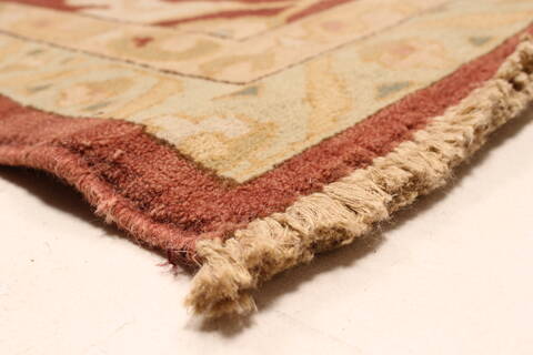 Ziegler Beige Hand Knotted 130 X 203  Area Rug 250-28810 Image 8