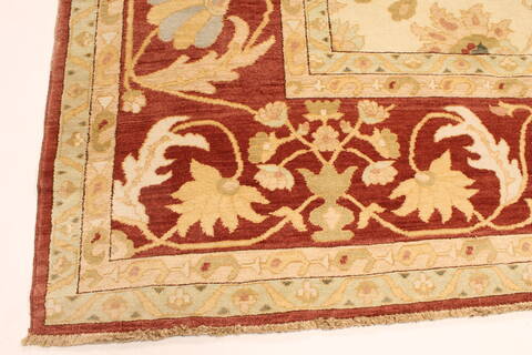 Ziegler Beige Hand Knotted 130 X 203  Area Rug 250-28810 Image 9