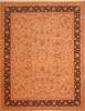 Tabriz Brown Hand Knotted 90 X 119  Area Rug 100-28812 Thumb 0