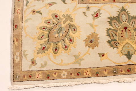 Chobi Beige Hand Knotted 1111 X 1710  Area Rug 250-28817 Image 1