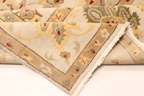 Chobi Beige Hand Knotted 1111 X 1710  Area Rug 250-28817 Image 4