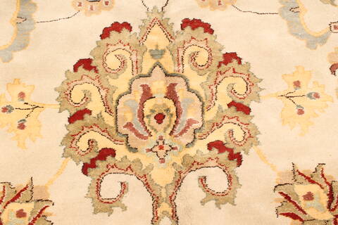 Chobi Beige Hand Knotted 1111 X 1710  Area Rug 250-28817 Image 6