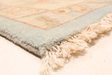Oushak Beige Hand Knotted 124 X 1410  Area Rug 250-28819 Image 4
