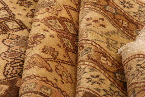Kayseri Brown Hand Knotted 79 X 111  Area Rug 100-28820 Image 2