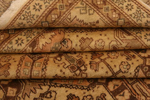 Kayseri Brown Hand Knotted 79 X 111  Area Rug 100-28820 Image 4