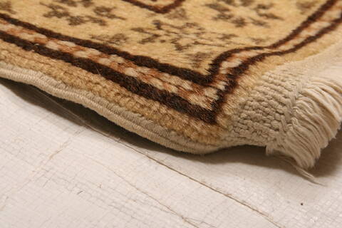 Kayseri Brown Hand Knotted 79 X 111  Area Rug 100-28820 Image 6
