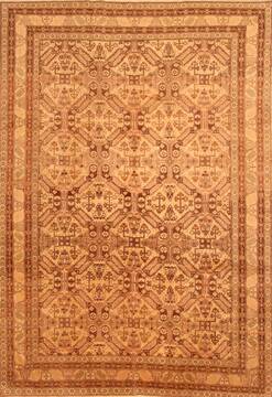 Kayseri Brown Hand Knotted 7'9" X 11'1"  Area Rug 100-28820