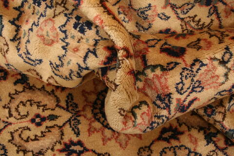 Kayseri Yellow Hand Knotted 83 X 1111  Area Rug 100-28822 Image 1
