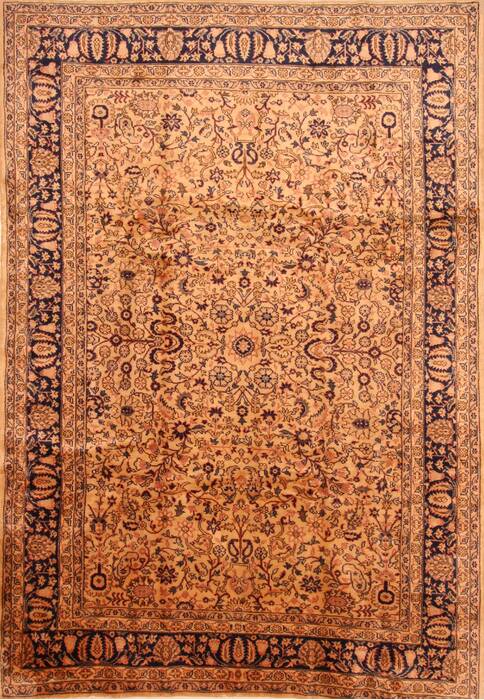 Kayseri Yellow Hand Knotted 83 X 1111  Area Rug 100-28822 Image 0