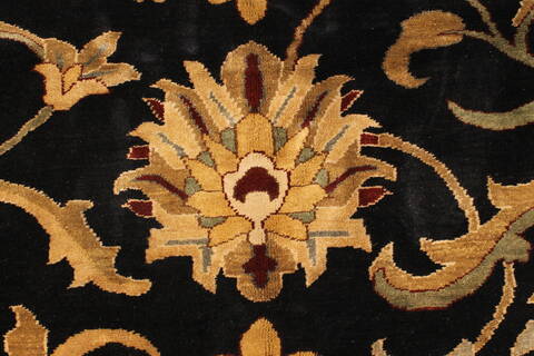 Chobi Black Hand Knotted 106 X 1411  Area Rug 250-28826 Image 11