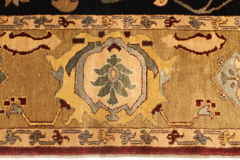 Chobi Black Hand Knotted 106 X 1411  Area Rug 250-28826 Image 3