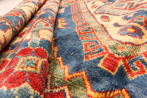 Kazak Red Hand Knotted 117 X 148  Area Rug 250-28827 Image 5