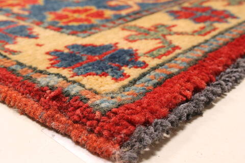 Kazak Red Hand Knotted 117 X 148  Area Rug 250-28827 Image 7