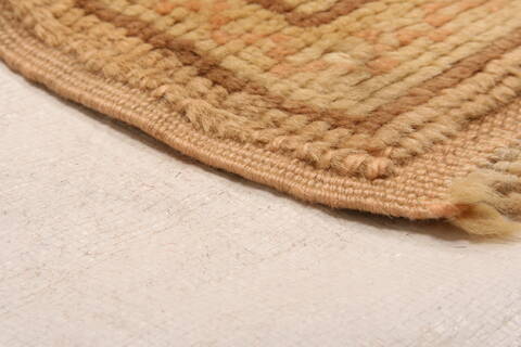 Oushak Orange Hand Knotted 94 X 121  Area Rug 100-28828 Image 1