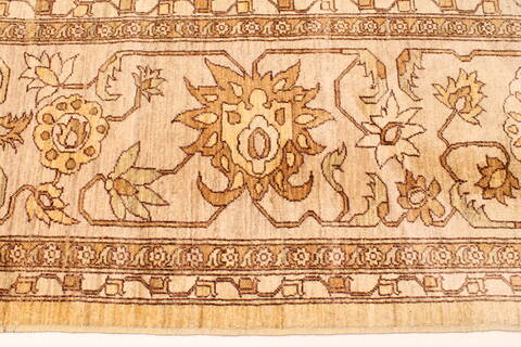 Pishavar Beige Hand Knotted 120 X 203  Area Rug 250-28843 Image 3