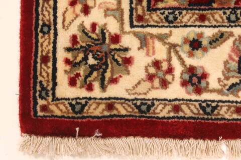 Sarouk Beige Hand Knotted 28 X 40  Area Rug 250-28851 Image 1