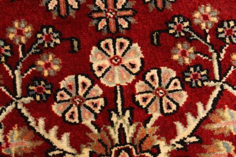 Sarouk Beige Hand Knotted 28 X 40  Area Rug 250-28851 Image 4