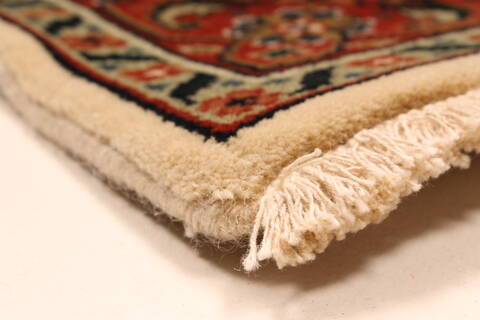 Herati Beige Hand Knotted 27 X 40  Area Rug 250-28940 Image 5