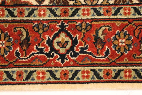Herati Beige Hand Knotted 27 X 40  Area Rug 250-28940 Image 8