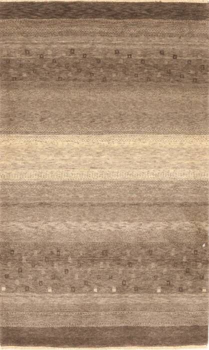Gabbeh Grey Hand Knotted 27 X 42  Area Rug 250-28947 Image 0