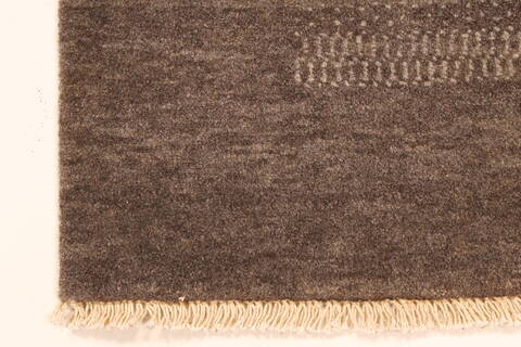 Gabbeh Grey Hand Knotted 26 X 311  Area Rug 250-28959 Image 1