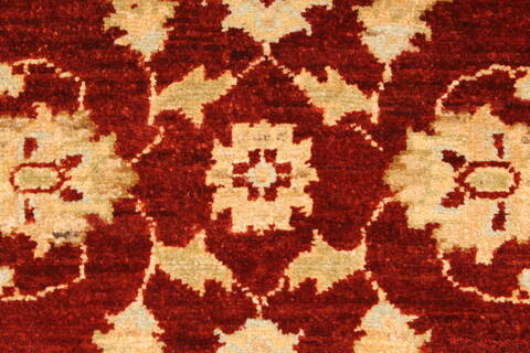 Pishavar Beige Hand Knotted 27 X 40  Area Rug 250-28961 Image 2