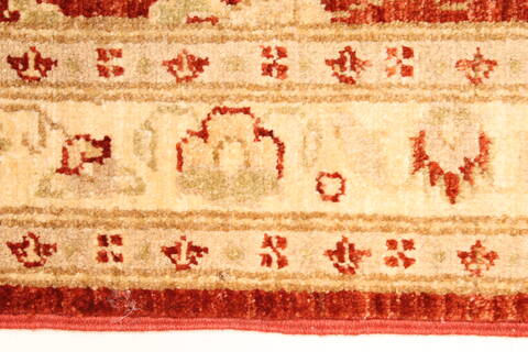 Pishavar Beige Hand Knotted 27 X 311  Area Rug 250-28965 Image 3