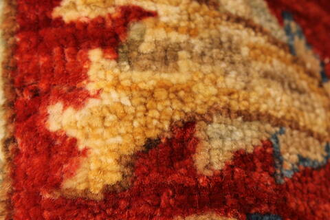 Pishavar Beige Hand Knotted 29 X 311  Area Rug 250-28980 Image 7