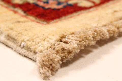 Pishavar Beige Hand Knotted 29 X 311  Area Rug 250-28980 Image 8