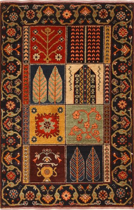 Bakhtiar Multicolor Hand Knotted 27 X 311  Area Rug 250-28983 Image 0