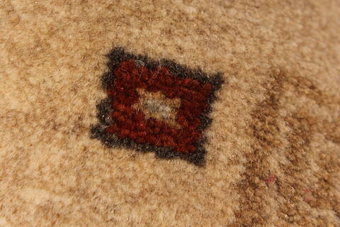 Gabbeh Beige Hand Knotted 27 X 40  Area Rug 250-28986 Image 6