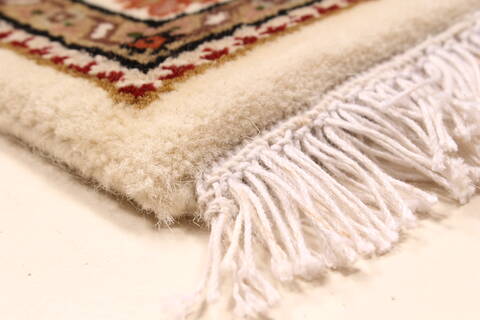 Mahi Beige Hand Knotted 28 X 42  Area Rug 250-28997 Image 8