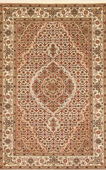 Mahi Beige Hand Knotted 28 X 42  Area Rug 250-28997 Image 0