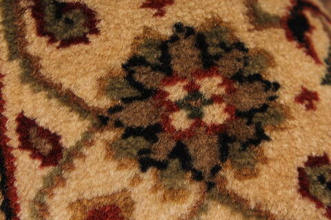 Herati Beige Hand Knotted 26 X 41  Area Rug 250-29005 Image 4