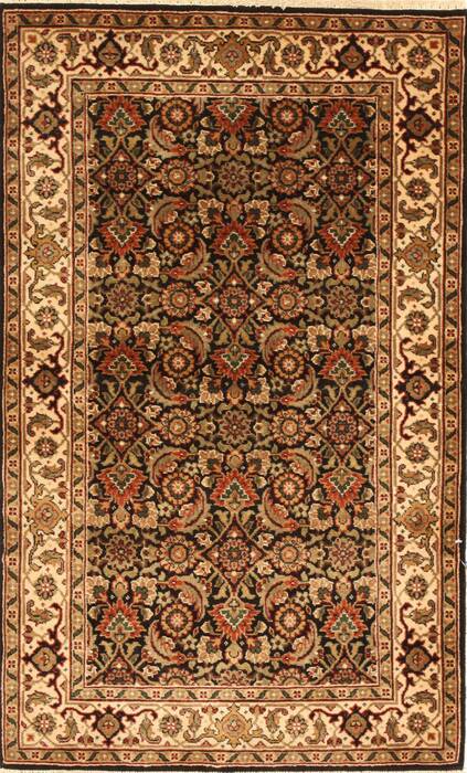 Herati Beige Hand Knotted 26 X 41  Area Rug 250-29005 Image 0
