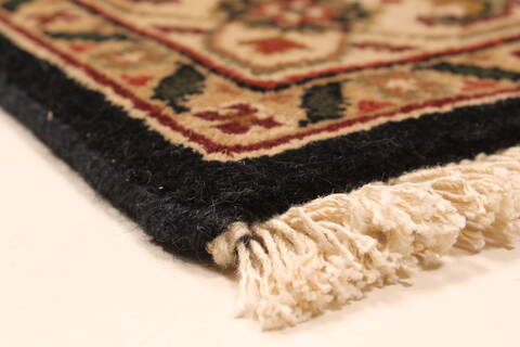 Herati Beige Hand Knotted 26 X 42  Area Rug 250-29007 Image 4