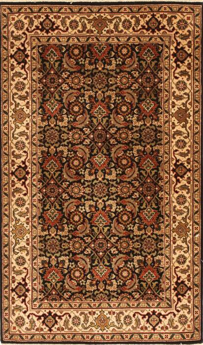 Herati Beige Hand Knotted 26 X 42  Area Rug 250-29007 Image 0