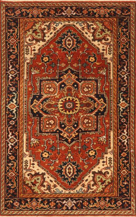 Serapi Red Hand Knotted 26 X 311  Area Rug 250-29019 Image 0