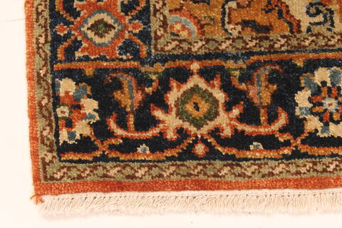 Serapi Orange Hand Knotted 25 X 43  Area Rug 250-29024 Image 1