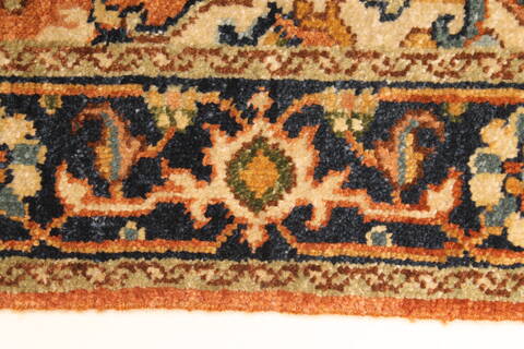 Serapi Orange Hand Knotted 25 X 43  Area Rug 250-29024 Image 3