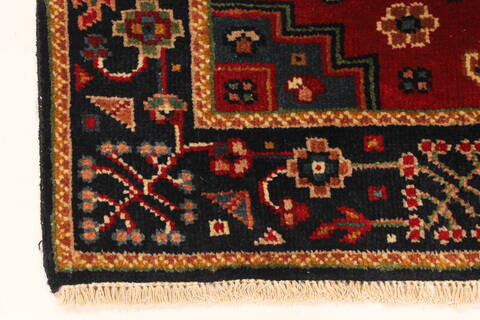 Karajeh Red Hand Knotted 27 X 42  Area Rug 250-29028 Image 1