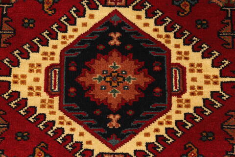 Karajeh Red Hand Knotted 27 X 42  Area Rug 250-29028 Image 2