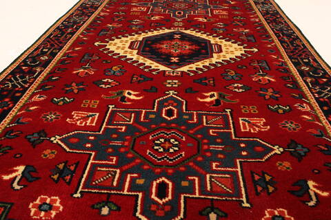 Karajeh Red Hand Knotted 26 X 41  Area Rug 250-29045 Image 1