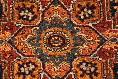 Serapi Blue Hand Knotted 26 X 40  Area Rug 250-29051 Image 2