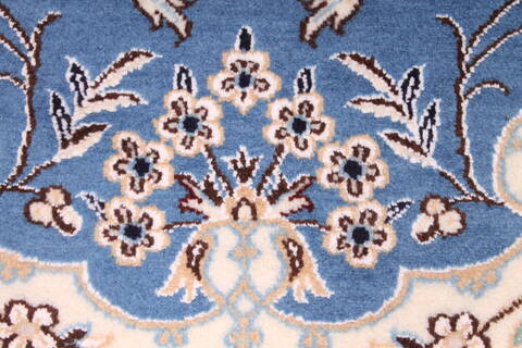 Nain Beige Hand Knotted 67 X 102  Area Rug 254-29143 Image 2