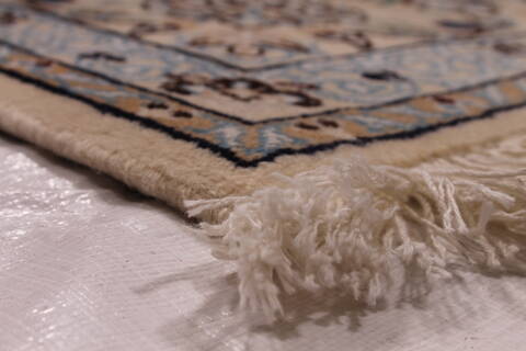 Nain Beige Hand Knotted 67 X 102  Area Rug 254-29143 Image 3