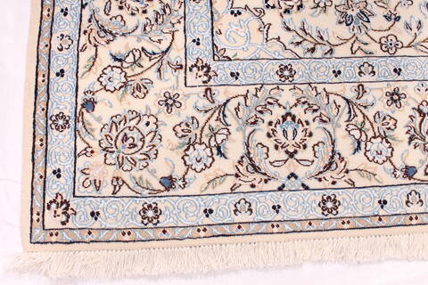 Nain Beige Hand Knotted 67 X 102  Area Rug 254-29143 Image 4