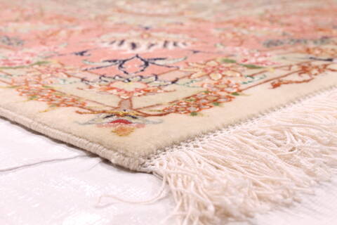 Tabriz Purple Hand Knotted 68 X 98  Area Rug 254-29154 Image 4